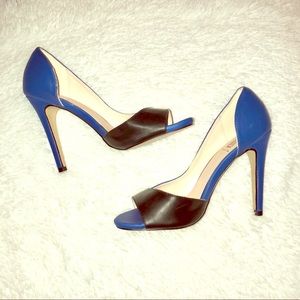 Signature Blue and Black Heels